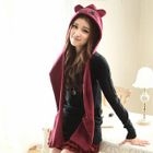Tokyo Fashion - Ear-Accent Hooded Scarf