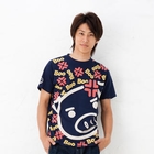 Buden Akindo - Short-Sleeve Print T-Shirt - 'BooBoo' Pig