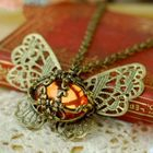 Cuteberry - Jeweled Butterfly Pendant