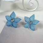 Angelove - Rhinestone 'Flower' Earrings
