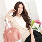 Tokyo Fashion - Contrast-Bib Frilled Top
