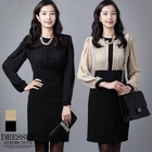 DRESSEE - Accordion-Pleat Chiffon Dress