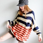 Tokyo Fashion - Dolman-Sleeve Striped Sweater
