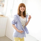 Tokyo Fashion - Tab-Sleeve Hooded Shirt