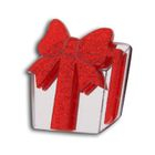Sweet & Co. - Sweet Red Glitter Present Silver Ring