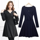Black Queen - Surplice Wrap Dress