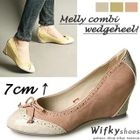 Wifky - Bow-Accent Wedge Pumps