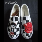 HVBAO - 'Chessboard Kid' Slip-Ons