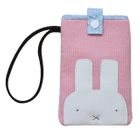 hair．mo - Rabbit Appliqué Mobile-Phone Case with Strap