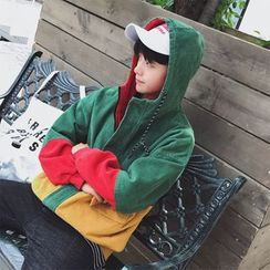 Breeson - Color Block Hooded Jacket Breeson - Color Block Hooded Jacket
