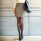 STYLEKELLY - Wool Blend Miniskirt