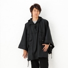 BLACK ASUKA - Oversized Military Cape