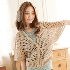 Tokyo Fashion - Flutter-Sleeve Crochet Cardigan