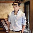 MITOSHOP - Long-Sleeve Striped Shirt