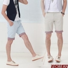SEOBEAN - Cuffed Shorts