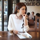 STYLEKELLY - Contrast-Trim Blouse