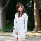 ageha@shibuya - High-Waist Floral Print Dress