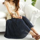 Tokyo Fashion - Tiered Shirred Long Skirt
