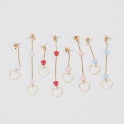 icecream12 - Heart Drop Earrings icecream12 - Heart Drop Earrings