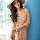 Tokyo Fashion - 3/4-Sleeve Lace Cardigan