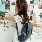 PG Beauty - Faux-Leather Drawstring Backpack