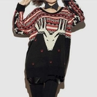 1313 - Long Sleeve Printed Sweater