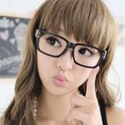 59 Seconds - Wood Finish Geeky Glasses (Non-Prescription Lens Included)