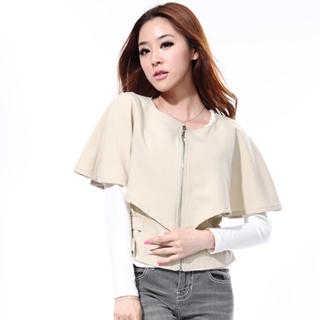 Belted Cape Jacket