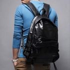 MR.PARK - Wet-Look Backpack