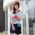 CLICK - Owl Print T-Shirt
