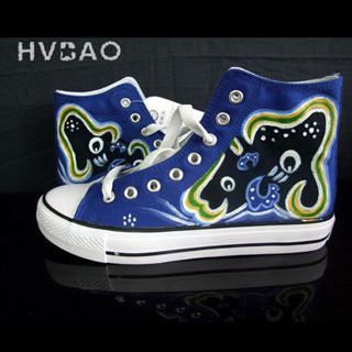“Monster” High-Top Sneakers