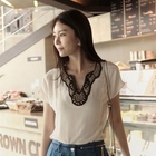 ode' - Beaded Chiffon Top