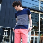 SLIM&FIT - Color-Block T-Shirt