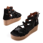 Grace Candy - Cross-Strap Platform Sandals