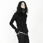 Rememberclick - High-Neck Zip-Detail Jacket