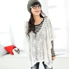 59 Seconds - Star Pattern Knit Top