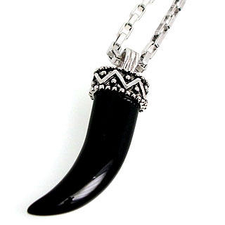 Black Agate Wild Pendant
