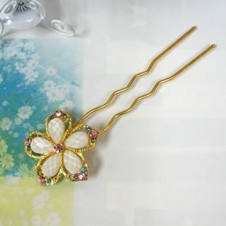 Rhinestone Flower Hair Stick Rhinestone Flower Hair Stick