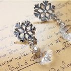 Fit-to-Kill - Silver snowflakes eaRings