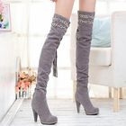Smoothie - Tassel-Accent Over-The-Knee Boots