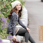 YUMI - Cable-Knit Leggings