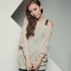 PUFFY - Dolman Sleeve Pointelle Knit Top