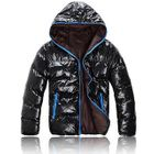 INTHING - Contrast-Trim Hooded Padded Jacket
