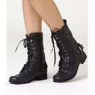 yeswalker - Fleece Line Lace-Up Boots