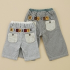 Biquette - Appliquéd 'Biquette' Cropped Pants Biquette - Appliquéd 'Biquette' Cropped Pants