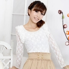 JVL - Mock Two-Piece Ruffle Dress