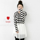 lovemark - Mock Two-Piece Hooded Dress
