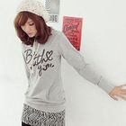 PUFFY - Ear-Detail Hooded Print Pullover