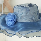 Momiton - Corsage-Accent Layered Sun Hat