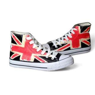 High-Top Printed Sneakers
